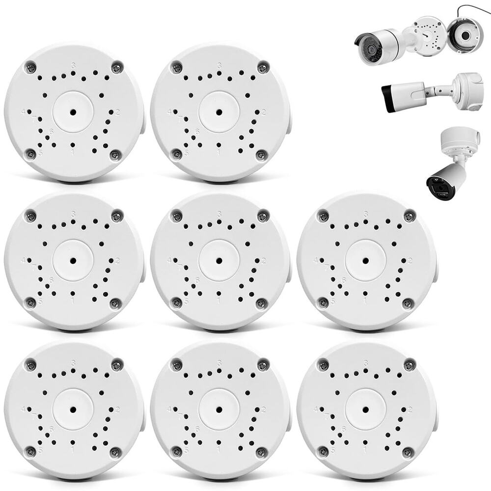 OOSSXX 8 Pack Waterproof Security Camera Junction Boxes